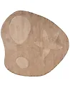 Lastenmatto IRINGAL  Tumma beige ø 120 cm Puuvilla