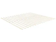 Säng med lamellram Furu SABRAN 160 x 200 cm Vit_1061379