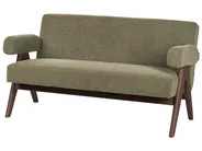 Soffa 2-sits TAMRE Bouclé Grön/ Mörkbrun_985233