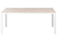 Trädgårdsmatbord för 8 personer COMO 184 cm 90 cm Beige_1047247