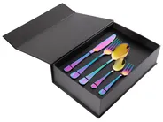 30 Piece Cutlery Set FUSILLI Multicolour_902872