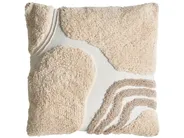 Koristetyynysetti 3 kpl ALSTONIA 30 x 50 cm 45 x 45 cm Puuvilla Beige Abstrakti kuvio_1040001