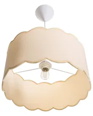 Riippuvalaisin GAIREZI Metalli Valkoinen/beige_1027228