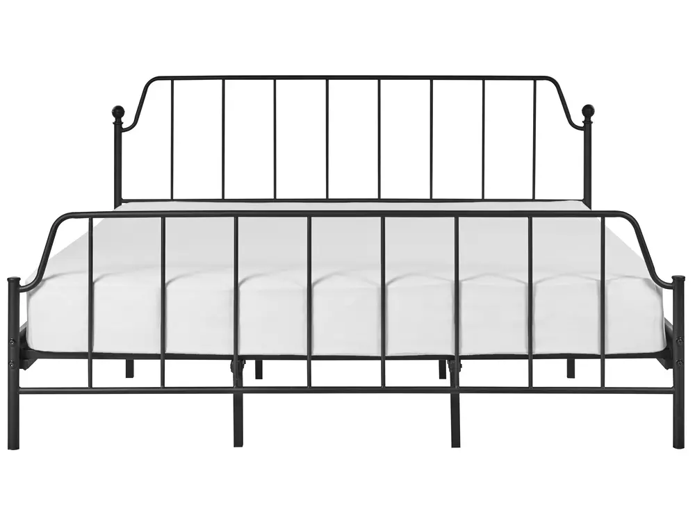 Bed Metal MAURESSAC 180 x 200 cm (EU Super King) Black_902705