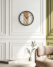 Wall Clock VILLORA Brown/ Black_1172434