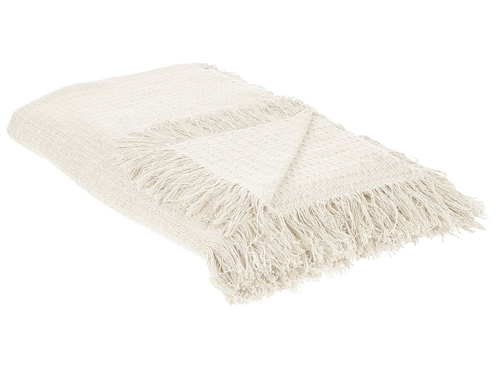 Sängöverkast YERBENT Bomull 200 x 220 cm Off-White