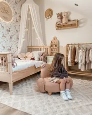 Kids Armchair Rabbit KANNA Boucle Beige_921001