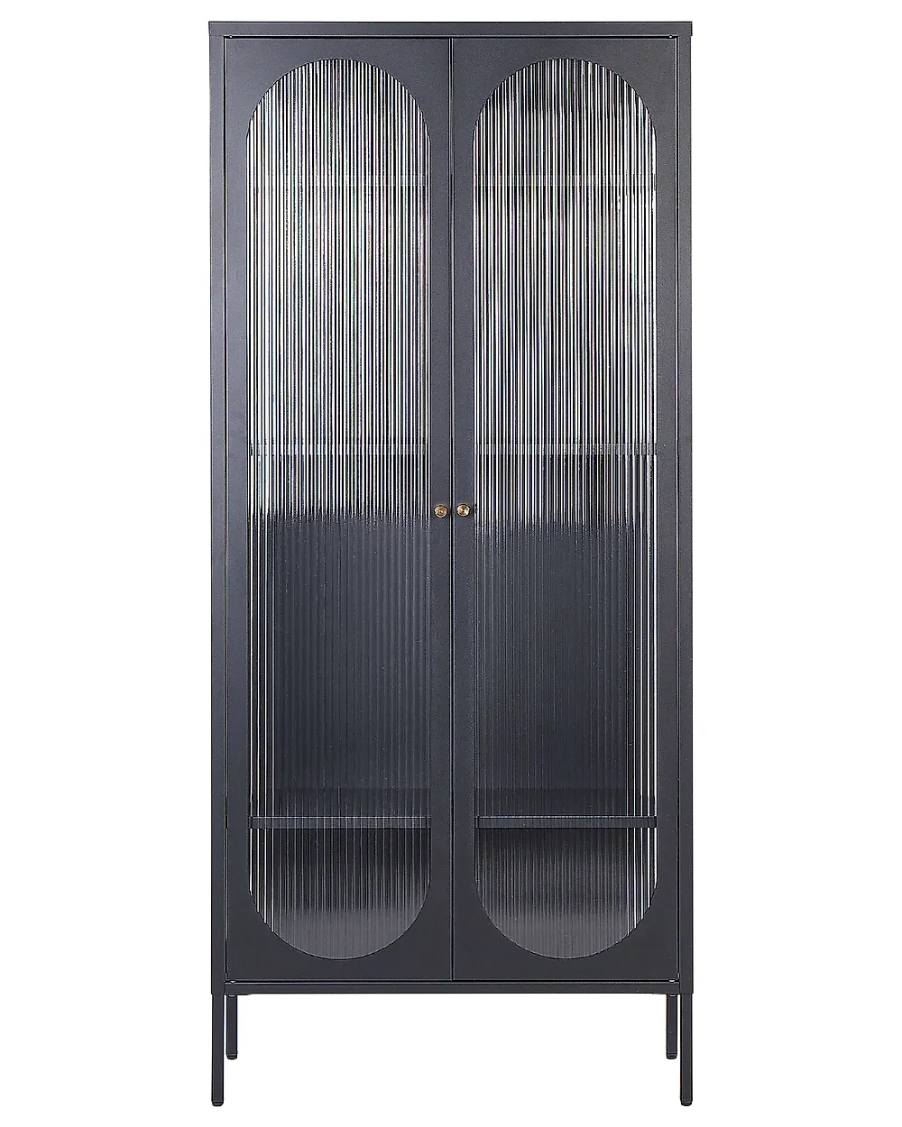 Vitriini FOXTON 80 cm Metalli Musta_850354