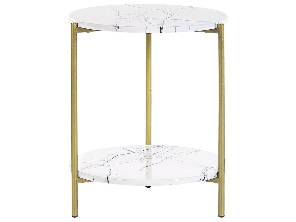 Side Table REVA White Marble