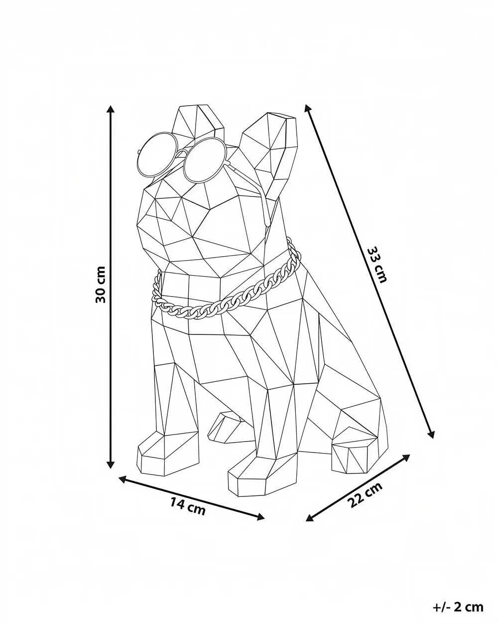 LED-dekoration Hund JONKU Flerfärgad_1030320