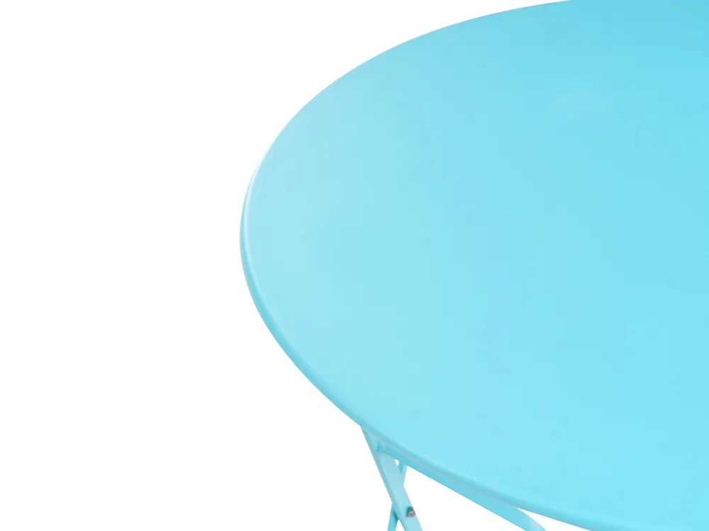 Bistro Set Folding FIORI Metal Turquoise_988879