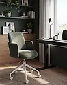 Toimistotuoli DRYDEN Vakosametti Tummanvihreä
