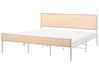 Säng med lamellram Konstrotting AVANTON 180 x 200 cm Beige