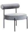 Armchair ALPHA Velvet Grey