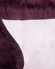 Sheepskin Rug ULURU Purple 65 x 110 cm_704821