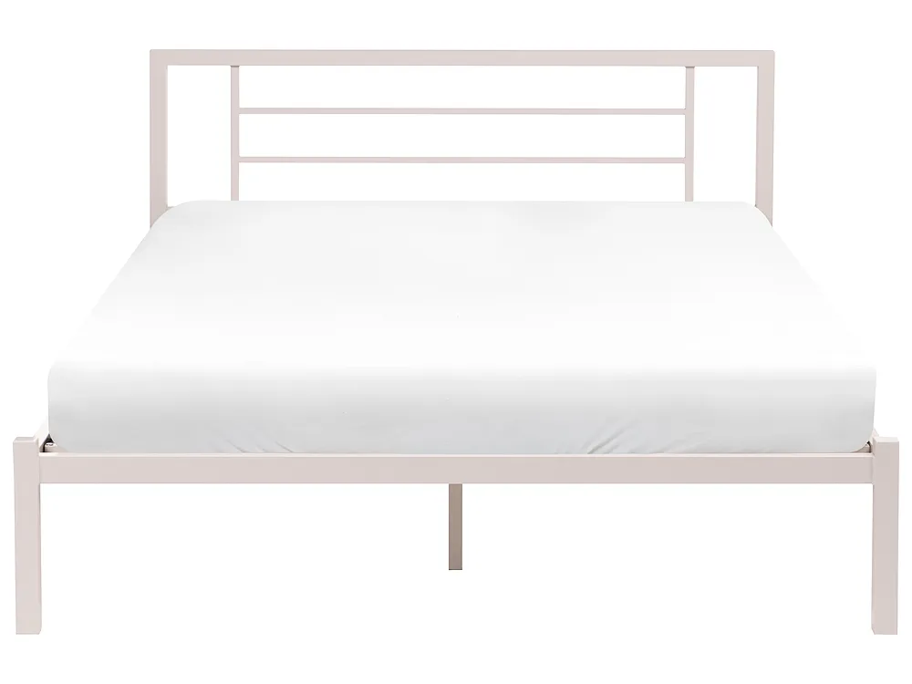 Sänky Metalli CUSSET 160 x 200 cm Vaaleanbeige_1162082