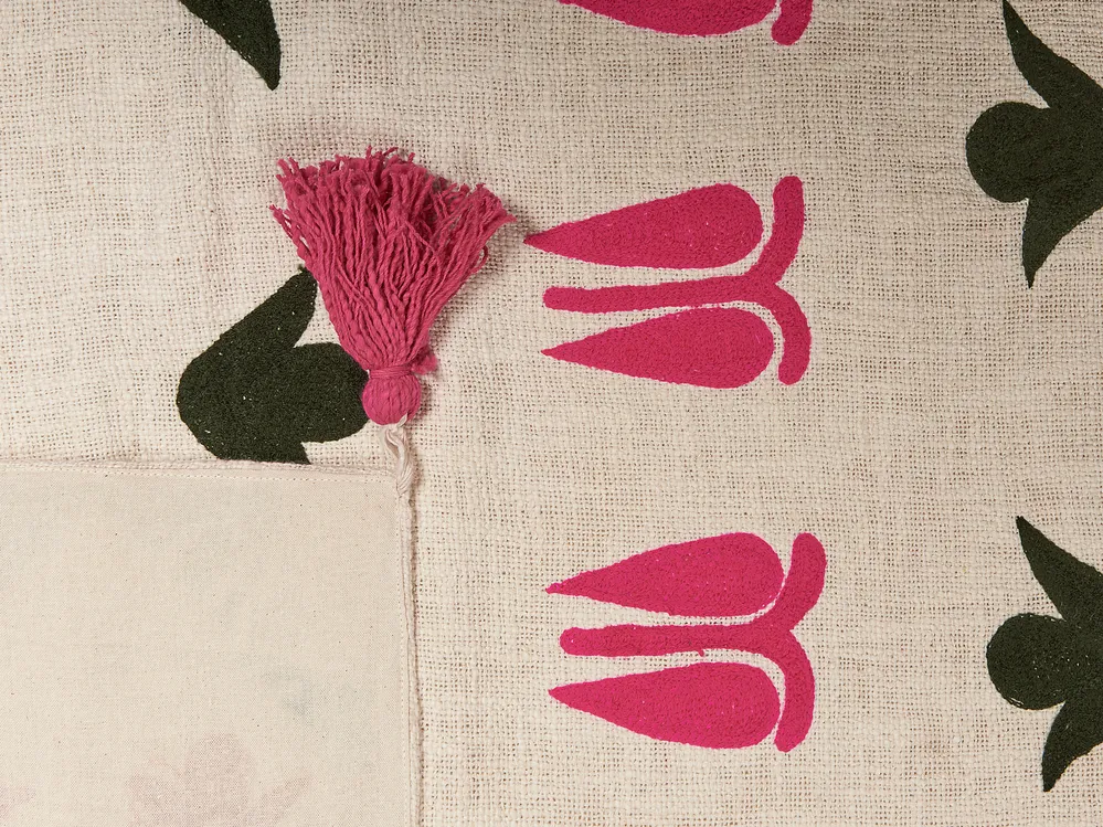 Blanket ANAND Cotton 130 x 180 cm Multicolour_829181