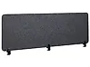 Työpöydän väliseinä SPLIT 180 x 50 cm Tummanharmaa
