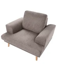 Armchair KILDAL Fabric Brown_1058391