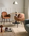 Ruokatuolisetti 2 kpl AMITY kangas Ruskea