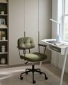 Desk Chair ALGERITA Boucle Dark Green