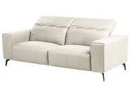 Sofa 3 Seater OMMEL Fabric Light Beige_1035670