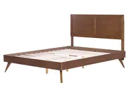 Bed ISTRES 160 x 200 cm (EU King Size) Dark Ash Wood_727929