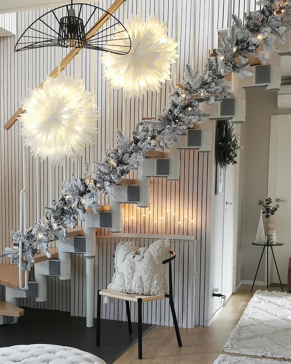 Jouluköynnös luminen LED-valo SUNDO 270 cm Valkoinen_845694