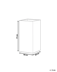 Plant Pot DION 40 cm Light Beige_782419
