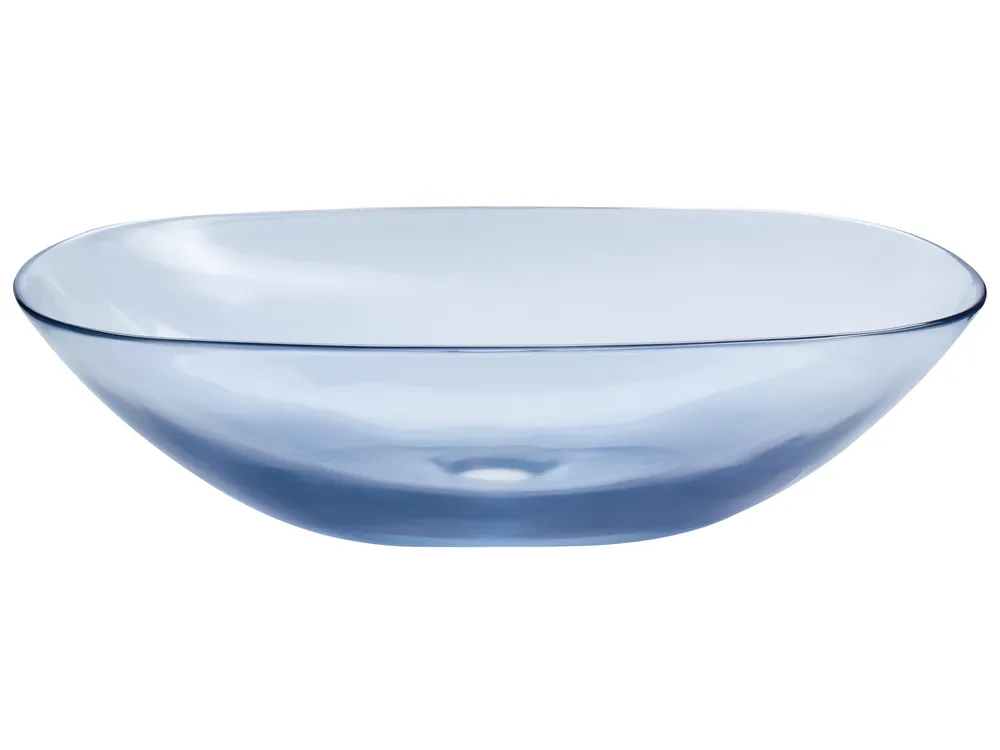 Countertop Basin MOENGO 540 x 360 mm Solid Surface Blue_891722