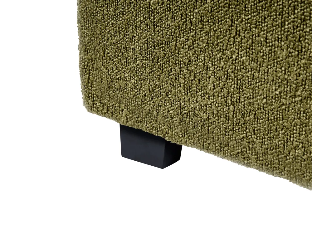 Waterbed Boucle VAUCLUSE 140 x 200 cm (EU Double) Olive Green_977641