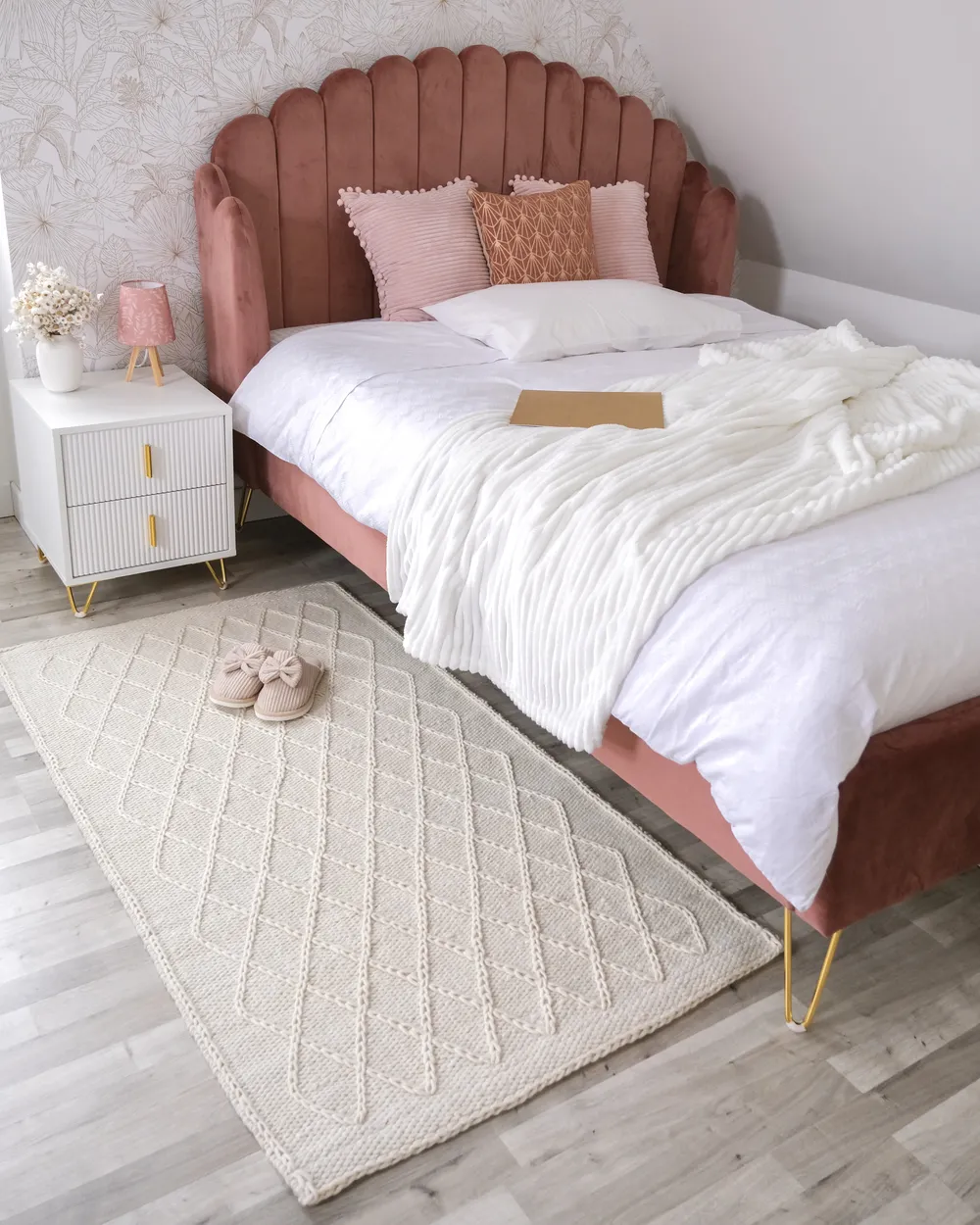 Matta ERZIN Off-White 80 x 150 cm Ull_974846
