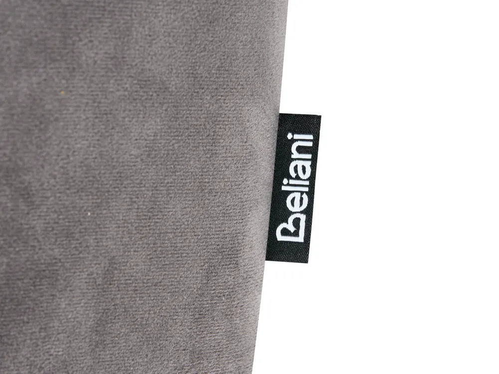 Electric Recliner Sofa 2 Seater BERGEN Velvet Grey_1080348