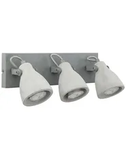 3 Light Spotlight MISTAGO Adjustable Concrete Grey_730558