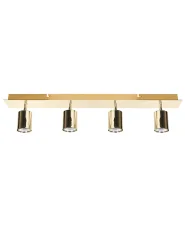 4 Light Spotlight TIGRIS Adjustable Metal Gold_795864