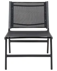 Garden Chair MARCEDDI Metal Black_897085