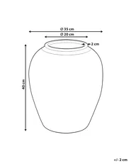 Blomvas KATERINI 40 cm Brun_1032455
