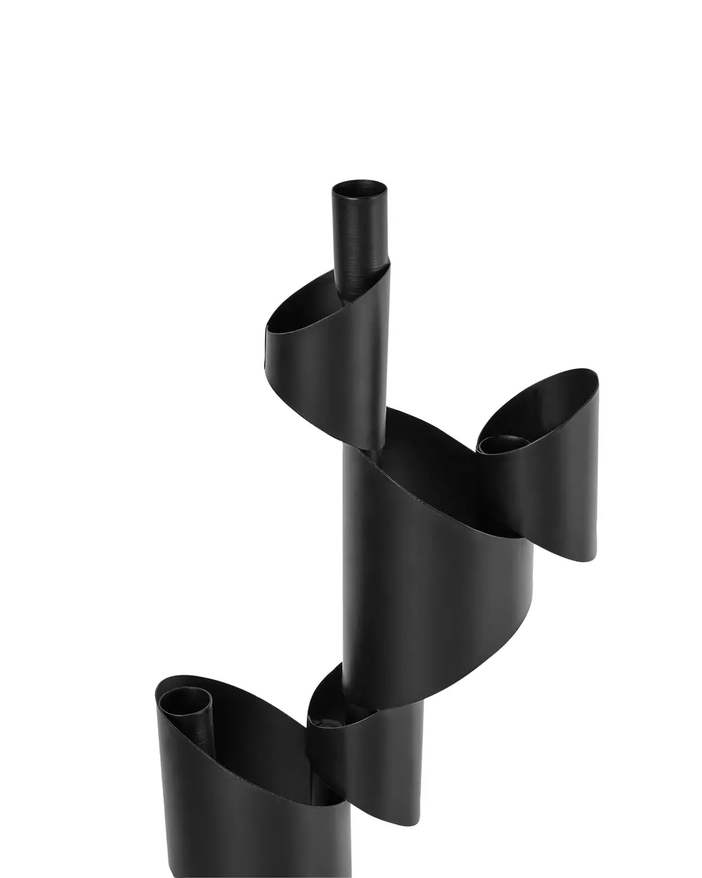 Candle Holder AMILLY 51 cm Metal Black_973441