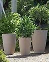 Kukkaruukkusetti 2 kpl CAMIA 43 cm Beige