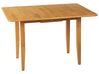 Extending Dining Table MASELA Brown 90/120 cm 60 cm Wood