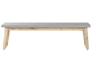 Puutarhapenkki ORIA 160 cm Betoni Harmaa_804561