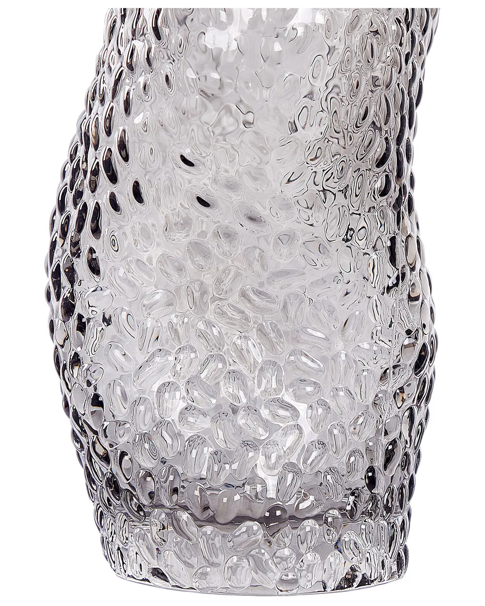 Flower Vase DYTIKO 31 cm Glass Grey_838263