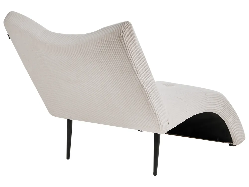 Chaise Longue QUILLY Corduroy Taupe_1096005