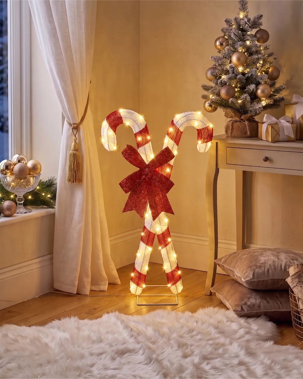 Outdoor Decoration LED OLASVIK 90 cm White Red