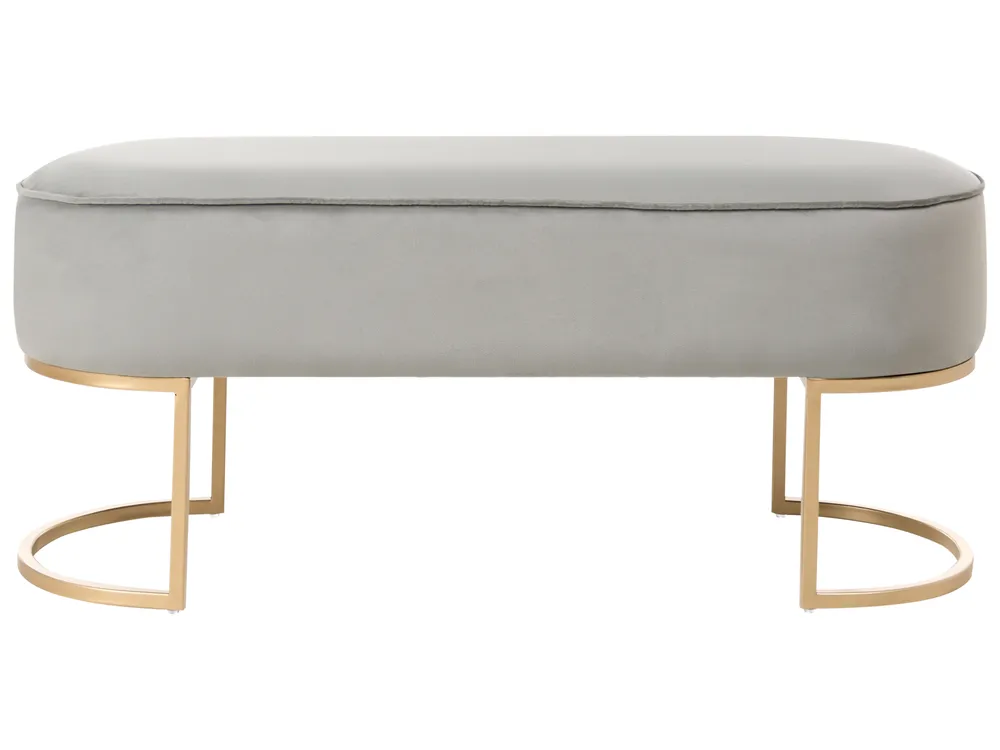 Bench MILRY Velvet Light Grey_1026932