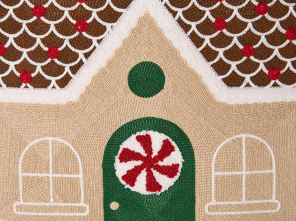 Koristetyynysetti 3 kpl VELLYN 30 x 50 cm 45 x 45 cm Puuvilla Vaaleanpunainen Joulukuvio_1164699