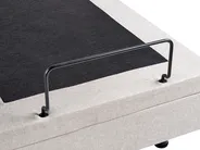 Adjustable Bed without Headboard Fabric DUKE 90 x 200 cm (EU Single) Beige_958321
