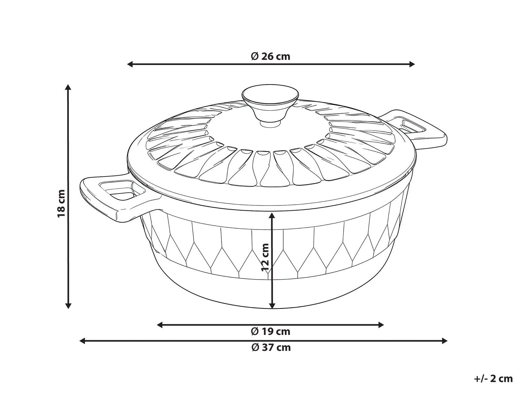 Cast Iron Pot CASTINO Blue_1073380