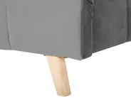 Sänky sametti SENLIS 160 x 200 cm Harmaa_740846