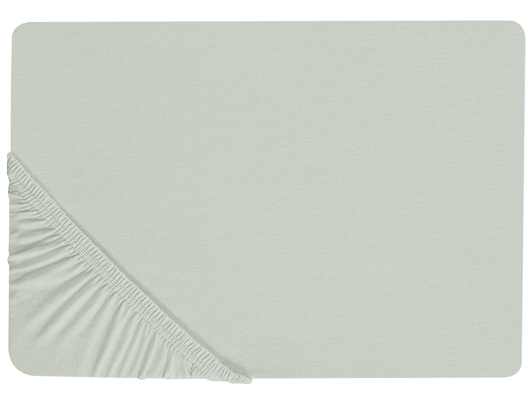 Formsydd laken JANBU 140 x 200 cm Bomull Lysegrønn_845512